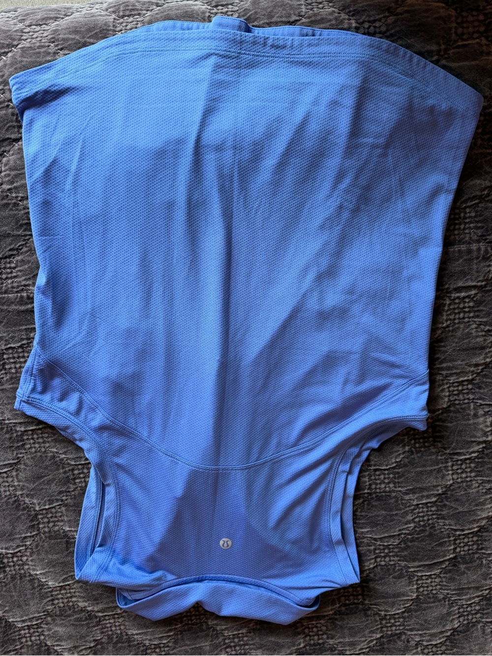 Sleeveless quick-dry Polo Tank Top in wild indigo - Picture 2 of 5